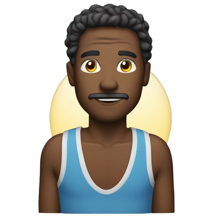 man swin in the moonlght emoji