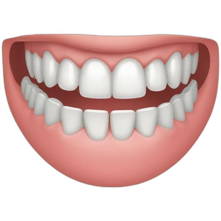 A person with aligners emoji