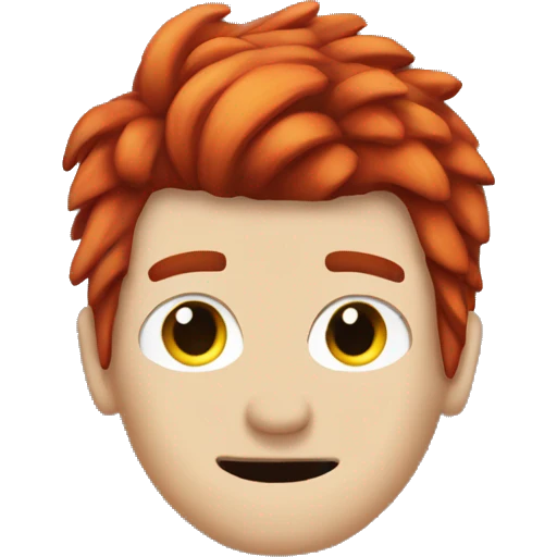 Josh Dun with rad hair emoji