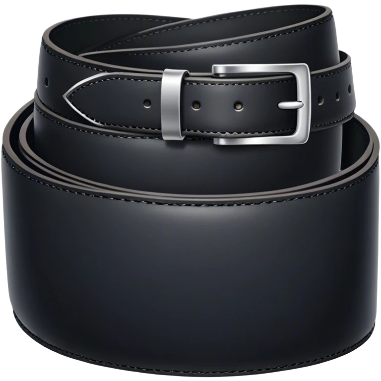 Black leather belt emoji