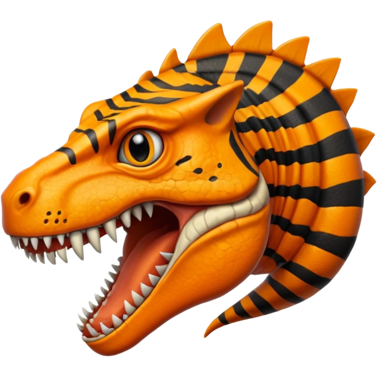 Tiger dinosaur emoji
