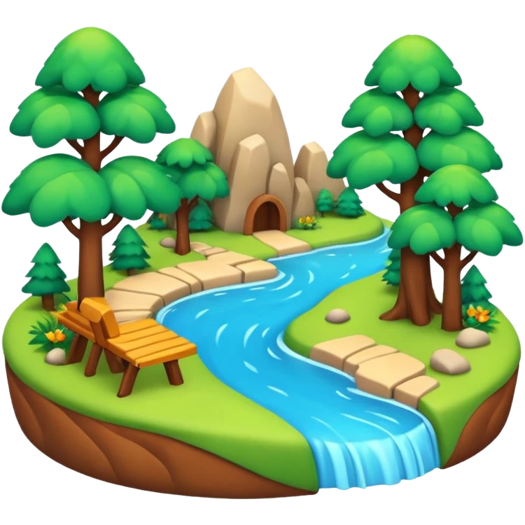 3d nature pic for iphone emoji