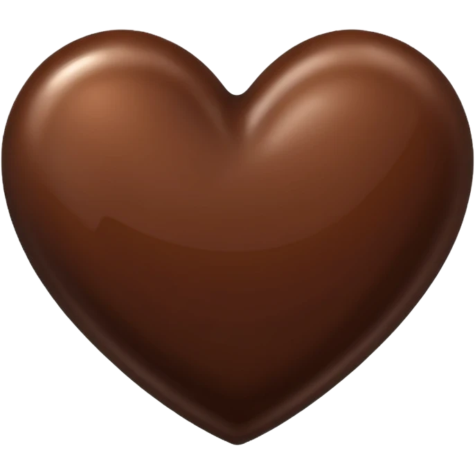 Brown heart emoji