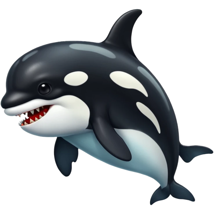 orca as a zombie emoji
