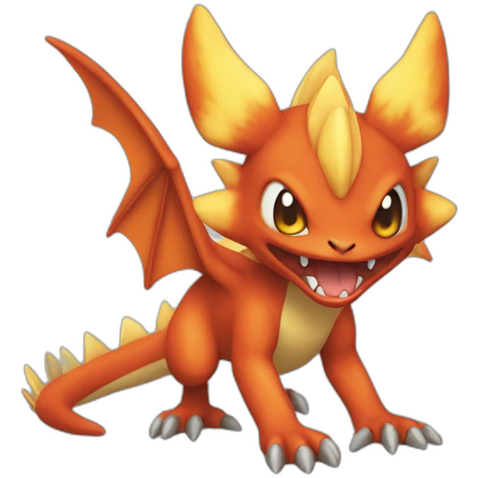 Pokemon dracaufeu emoji