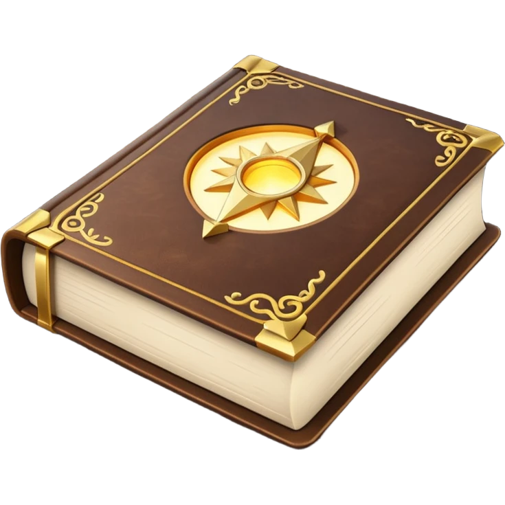 a magic book of knowledge emoji