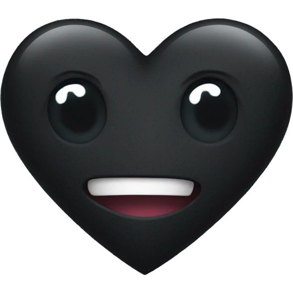 Black heart emoji