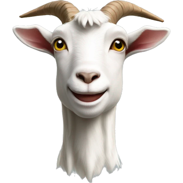 a goat in ronaldo t shirt emoji