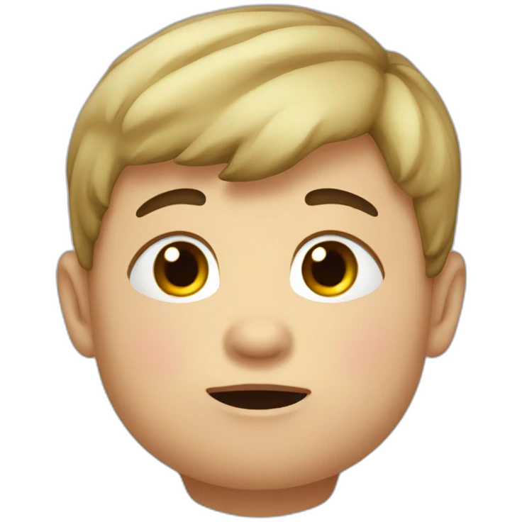 Niño obeso emoji