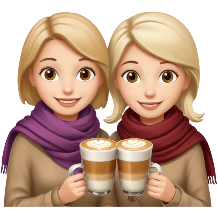 GIRLS WITH CAPPUCINO emoji