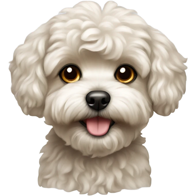 Maltipoo dog emoji