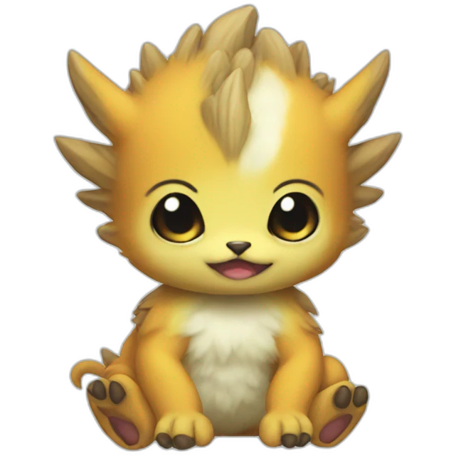 baby mountain Digimon creature emoji