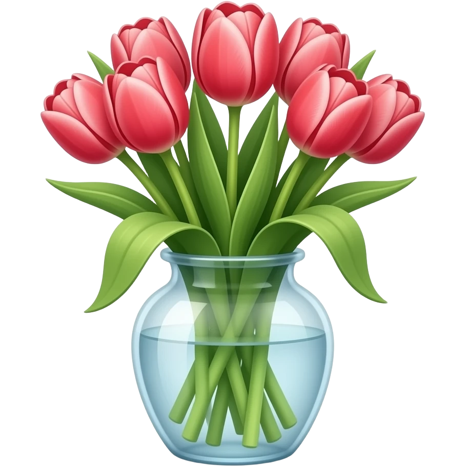 tulips in a vase emoji