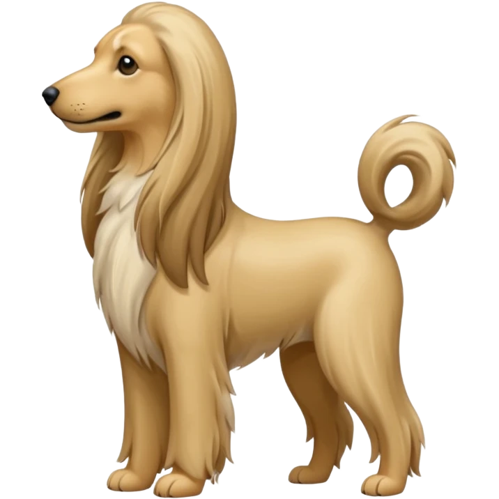 Dog afgano emoji