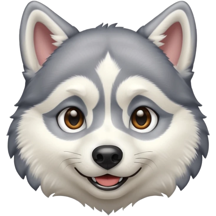 Create a husky emoji emoji