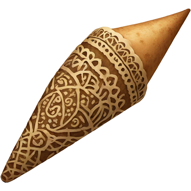 Henna cone emoji