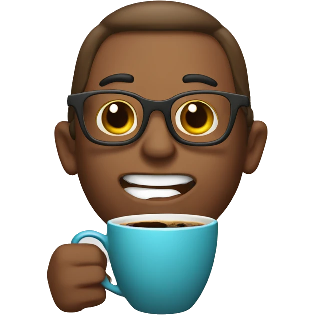 me-drink-coffe emoji