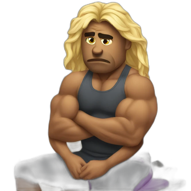sad at the gym emoji