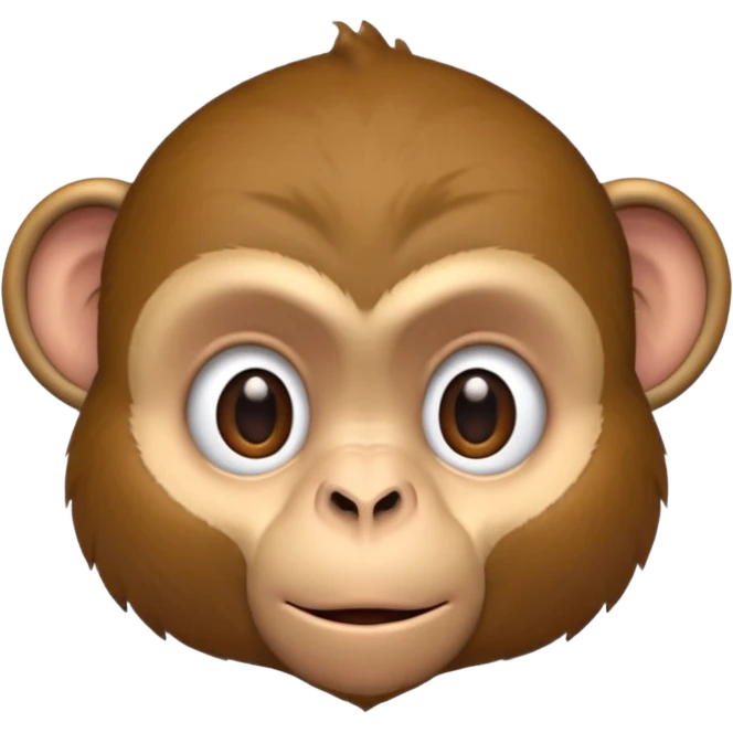 monkey facing left emoji