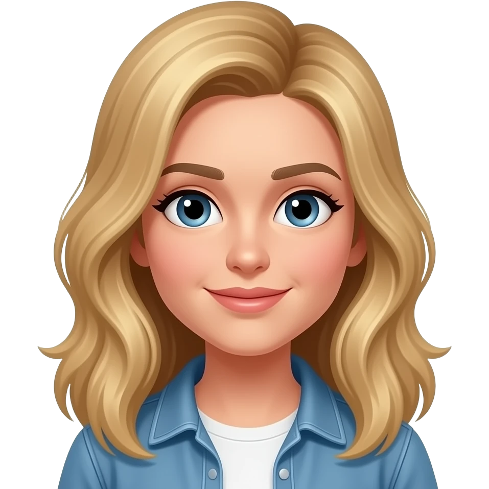 Blonde/brown hair emoji