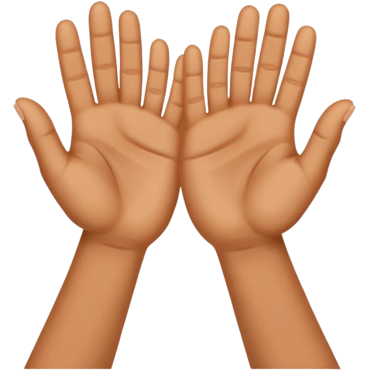 with hands applause please emoji