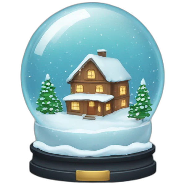 Snow globe emoji