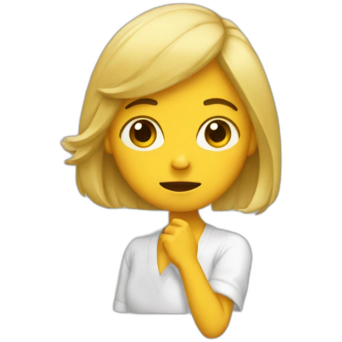 Fille qui dab emoji