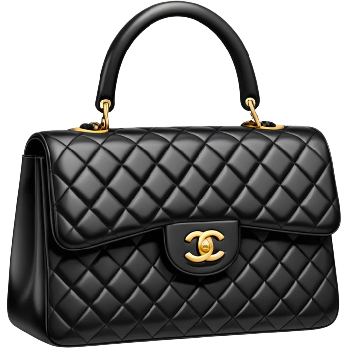 Black Chanel bag  emoji