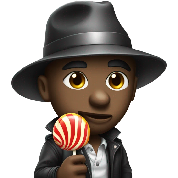 Gangster with lolipop  emoji