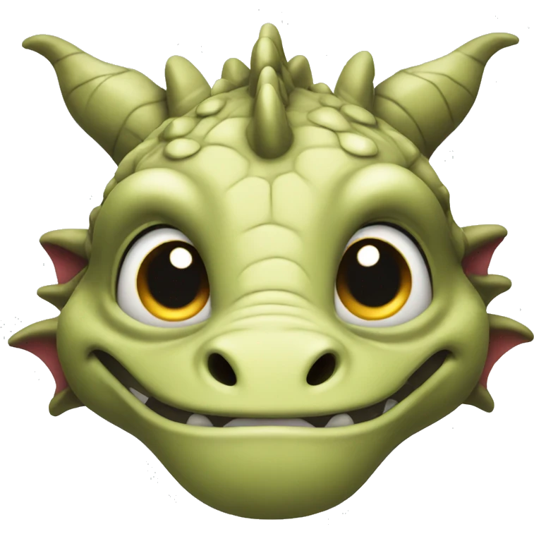 cute dragon face  emoji