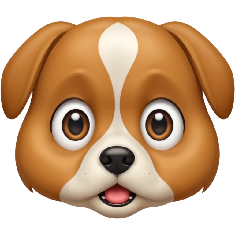 Shocked dog emoji