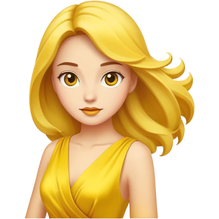 yellow dress emoji