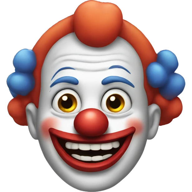 Crazy clown emoji
