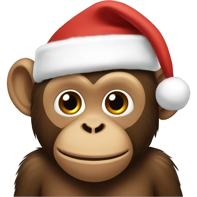 Christmas Monkey emoji