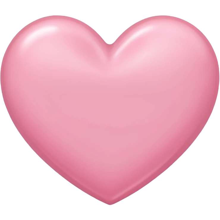 Baby pink heart emoji