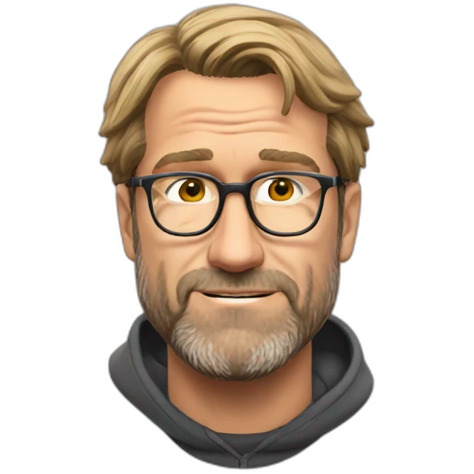 jurgen klopp resting head on hands emoji
