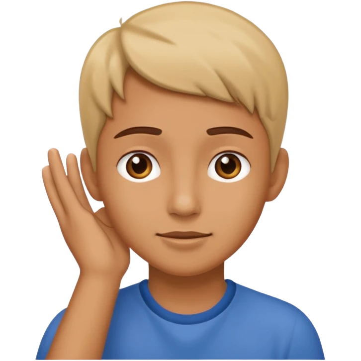 Sorry touch the ear emoji