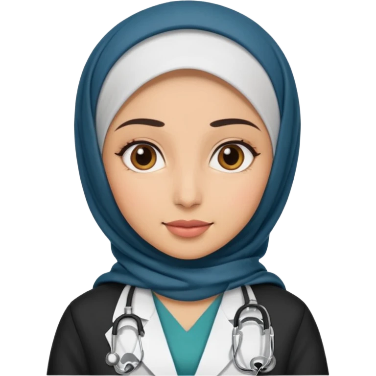 hijab woman doctor emoji