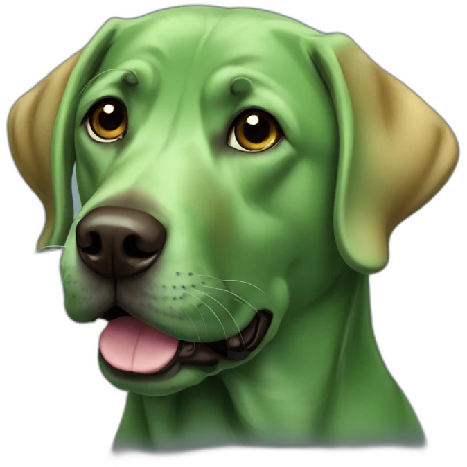 green labrador emoji