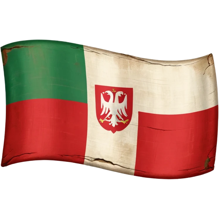 Old hungarian flag  emoji
