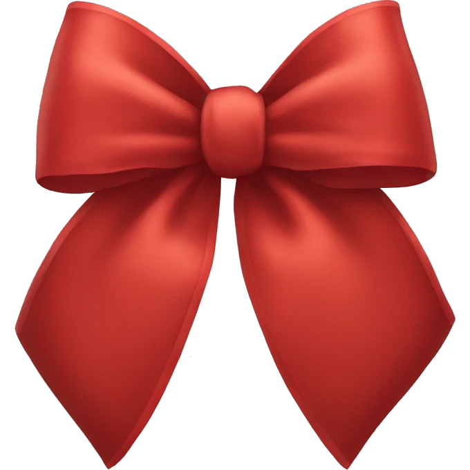 Red bow emoji