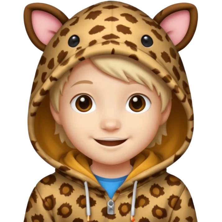 Animal Hoodie Kid emoji