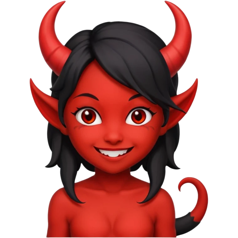 Chibi girl devil emoji