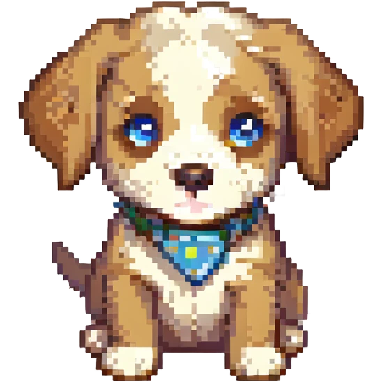 a cute puppy emoji