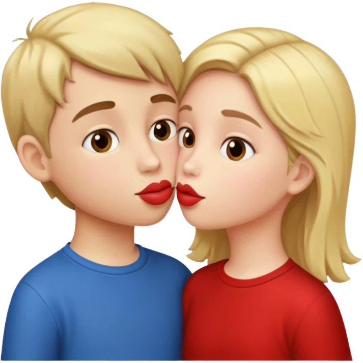 kids kiss emoji