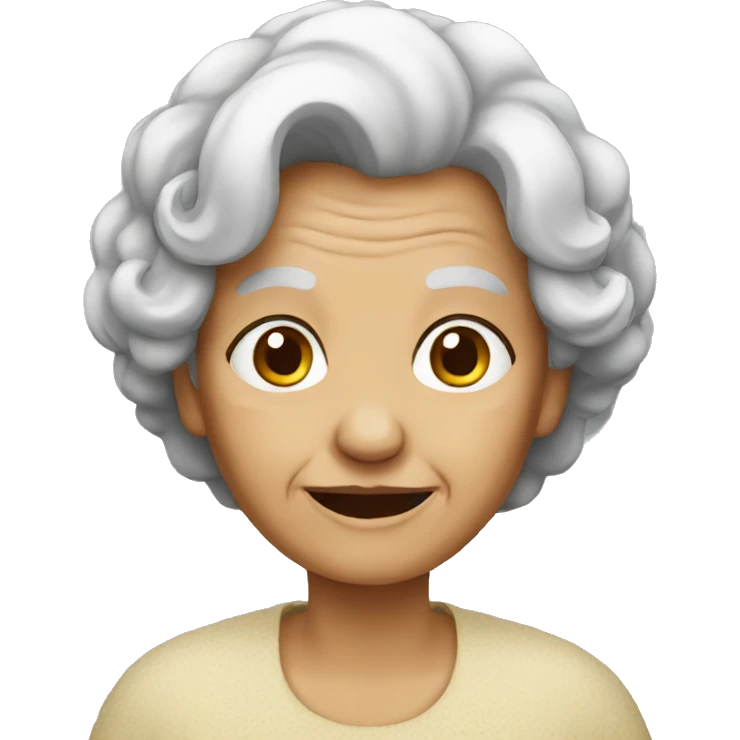 Old woman emoji