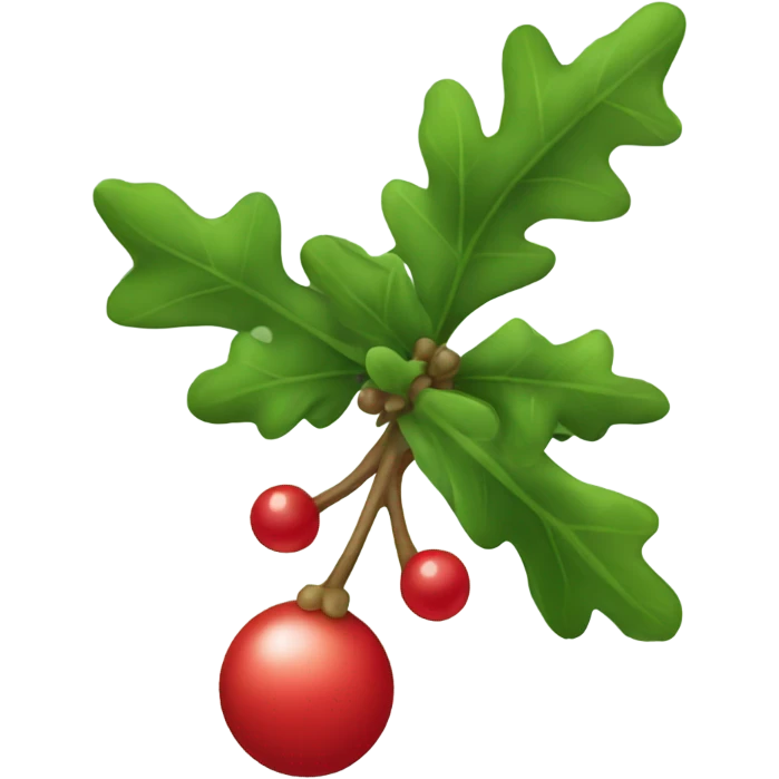 mistletoe  emoji