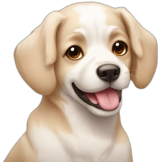 Chien cute emoji