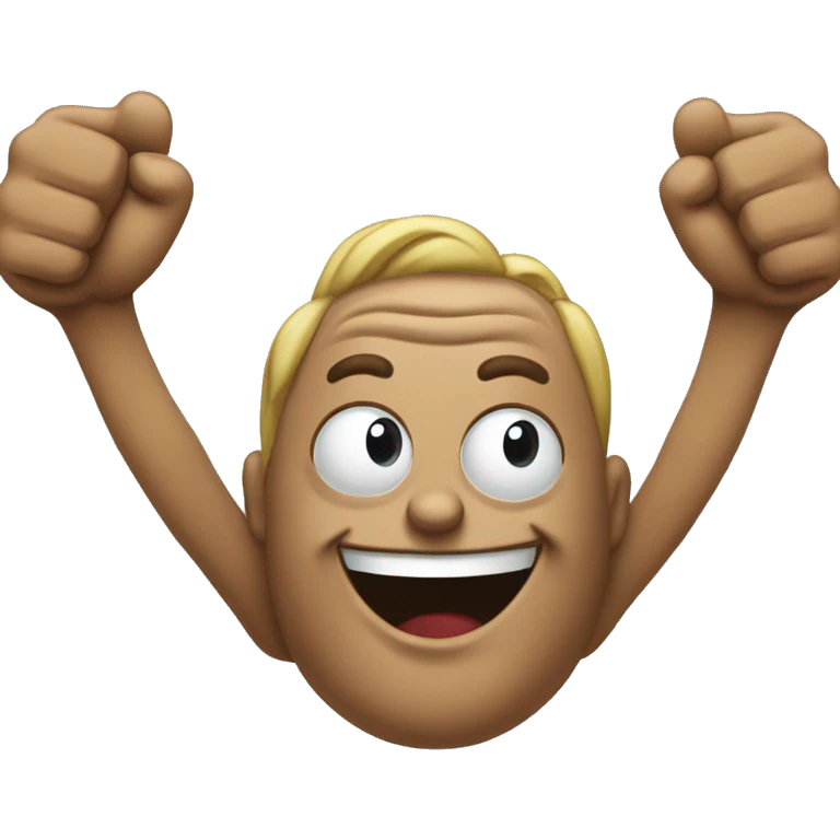 Thumps up with two thumps  emoji
