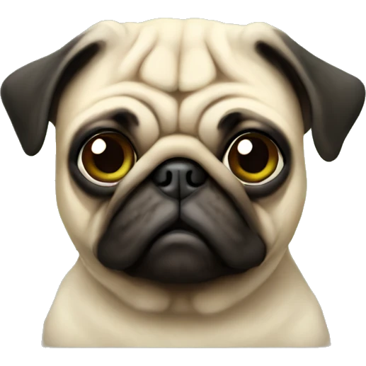 Pug yoda emoji